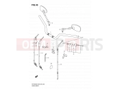 SUZUKI SFV650A L0 (2010) Gladius (E03,E28,E33) 45 - HANDLEBAR