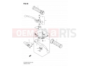 SUZUKI SFV650A L0 (2010) Gladius (E03,E28,E33) 46 - HANDLE LEVER
