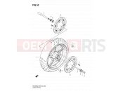 SUZUKI SFV650A L0 (2010) Gladius (E03,E28,E33) 52 - FRONT WHEEL (SFV650K9/L0)