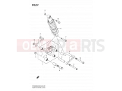 SUZUKI SFV650A L0 (2010) Gladius (E03,E28,E33) 57 - REAR CUSHION LEVER