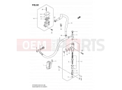 SUZUKI SFV650A L0 (2010) Gladius (E03,E28,E33) 60 - REAR MASTER CYLINDER (SFV650K9/L0)