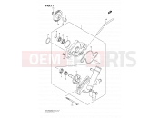 SUZUKI SFV650A L0 (2010) Gladius (E24) 17 - WATER PUMP