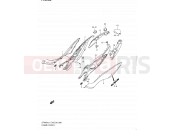 SUZUKI SFV650A L1 (2011) Gladius (E03,E28,E33) 68 - FRAME COVER (SFV650L1 E28)