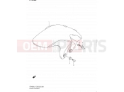 SUZUKI SFV650A L1 (2011) Gladius (E03,E28,E33) 83 - FRONT FENDER (SFV650L1 E33)