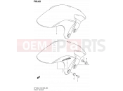 SUZUKI SFV650A L1 (2011) Gladius (E03,E28,E33) 85 - FRONT FENDER (SFV650AL1 E33)