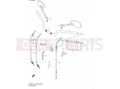 SUZUKI SFV650A L1 (2011) Gladius (E03,E28,E33) 86 - HANDLEBAR (SFV650L1 E28)