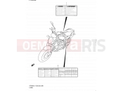 SUZUKI SFV650A L1 (2011) Gladius (E03,E28,E33) 96 - LABEL (SFV650AL1 E28)