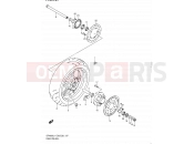 SUZUKI SFV650A L1 (2011) Gladius (E03,E28,E33) 137 - REAR WHEEL (SFV650AL1 E33)