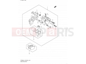 SUZUKI SFV650A L1 (2011) Gladius (E03,E28,E33) 140 - REAR CALIPER (SFV650L1 E33)