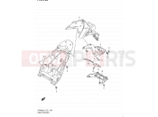SUZUKI SFV650A L1 (2011) Gladius (E21) 100 - REAR FENDER (SFV650UL1 E24)