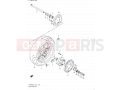 SUZUKI SFV650A L1 (2011) Gladius (E21) 143 - REAR WHEEL (SFV650UL1 E24)