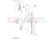 SUZUKI SFV650A L1 (2011) Gladius (E21) 152 - REAR MASTER CYLINDER (SFV650L1 E24)