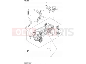 SUZUKI SFV650A L2 (2012) Gladius (E03,E28,E33) 11 - THROTTLE BODY
