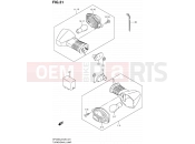 SUZUKI SFV650A L2 (2012) Gladius (E03,E28,E33) 31 - TURNSIGNAL LAMP