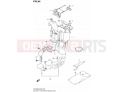 SUZUKI SFV650A L2 (2012) Gladius (E03,E28,E33) 46 - BATTERY HOLDER (SFV650AL2 E28)