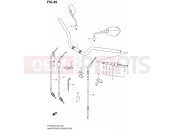 SUZUKI SFV650A L2 (2012) Gladius (E03,E28,E33) 49 - HANDLEBAR (SFV650L2 E28)