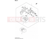 SUZUKI SFV650A L2 (2012) Gladius (E03,E28,E33) 71 - REAR CALIPER (SFV650L2 E28)