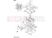 SUZUKI SFV650A L2 (2012) Gladius (E21) 3 - REAR CYLINDER HEAD