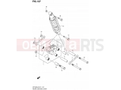SUZUKI SFV650A L2 (2012) Gladius (E21) 137 - REAR CUSHION LEVER