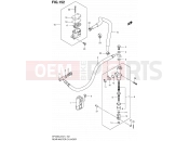 SUZUKI SFV650A L2 (2012) Gladius (E21) 152 - REAR MASTER CYLINDER (SFV650UL2 E21)