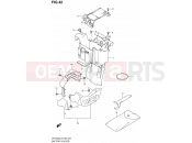 SUZUKI SFV650A L2 (2012) Gladius (E38) 42 - BATTERY HOLDER