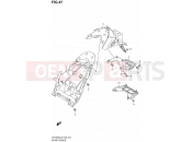 SUZUKI SFV650A L2 (2012) Gladius (E38) 47 - REAR FENDER