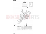 SUZUKI SFV650A L2 (2012) Gladius (E38) 48 - LABEL