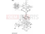 SUZUKI SFV650A L3 (2013) Gladius (E03,E28,E33) 3 - REAR CYLINDER HEAD