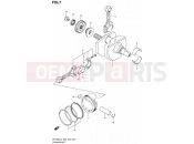 SUZUKI SFV650A L3 (2013) Gladius (E03,E28,E33) 7 - CRANKSHAFT
