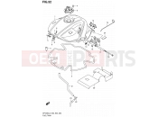 SUZUKI SFV650A L3 (2013) Gladius (E03,E28,E33) 52 - FUEL TANK (SFV650AL3 E33)