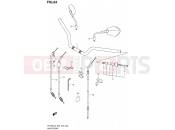 SUZUKI SFV650A L3 (2013) Gladius (E03,E28,E33) 64 - HANDLEBAR