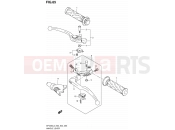 SUZUKI SFV650A L3 (2013) Gladius (E03,E28,E33) 65 - HANDLE LEVER
