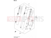 SUZUKI SFV650A L3 (2013) Gladius (E03,E28,E33) 72 - FRONT DAMPER (SFV650L3 E33)
