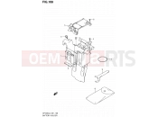SUZUKI SFV650A L3 (2013) Gladius (E21) 108 - BATTERY HOLDER (SFV650UL3 E21)