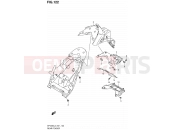 SUZUKI SFV650A L3 (2013) Gladius (E21) 122 - REAR FENDER (SFV650L3 E24)