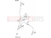 SUZUKI SFV650A L3 (2013) Gladius (E21) 158 - FRONT BRAKE HOSE (SFV650UL3 E24)