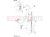 SUZUKI SFV650A L3 (2013) Gladius (E21) 181 - REAR MASTER CYLINDER (SFV650L3 E21)