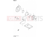 SUZUKI SFV650A L3 (2013) Gladius (E73) 14 - OIL PUMP