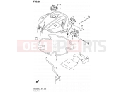 SUZUKI SFV650A L3 (2013) Gladius (E73) 36 - FUEL TANK