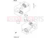 SUZUKI SFV650A L3 (2013) Gladius (E73) 29 - TURNSIGNAL LAMP