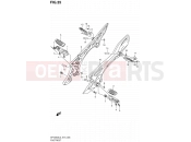 SUZUKI SFV650A L3 (2013) Gladius (E73) 35 - FOOTREST