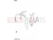 SUZUKI SFV650A L3 (2013) Gladius (E73) 41 - FRAME BODY COVER