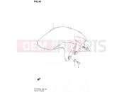 SUZUKI SFV650A L3 (2013) Gladius (E73) 44 - FRONT FENDER