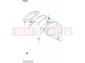 SUZUKI SFV650A L4 (2014) Gladius (E03,E28,E33) 65 - FUEL TANK SIDE COVER