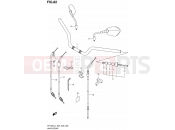 SUZUKI SFV650A L4 (2014) Gladius (E03,E28,E33) 82 - HANDLEBAR