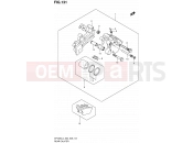 SUZUKI SFV650A L4 (2014) Gladius (E03,E28,E33) 131 - REAR CALIPER (SFV650L4 E28)