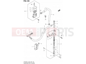 SUZUKI SFV650A L4 (2014) Gladius (E03,E28,E33) 135 - REAR MASTER CYLINDER (SFV650L4 E03)