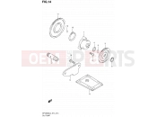 SUZUKI SFV650A L4 (2014) Gladius (E14) 14 - OIL PUMP