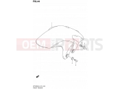 SUZUKI SFV650A L4 (2014) Gladius (E14) 44 - FRONT FENDER