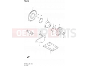 SUZUKI SFV650A L4 (2014) Gladius (E21) 14 - OIL PUMP